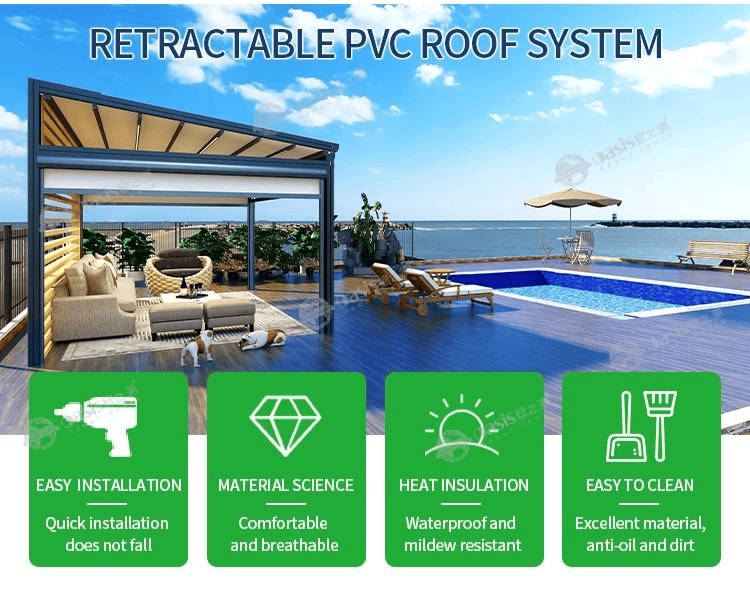 All-Weather Aluminum Patio Cover Corrosion-Resistant Frame Tear-Proof Fabric Windproof All-Weather Aluminum Patio Cover Corrosion-Resistant Frame Tear-Proof Fabric Windproof