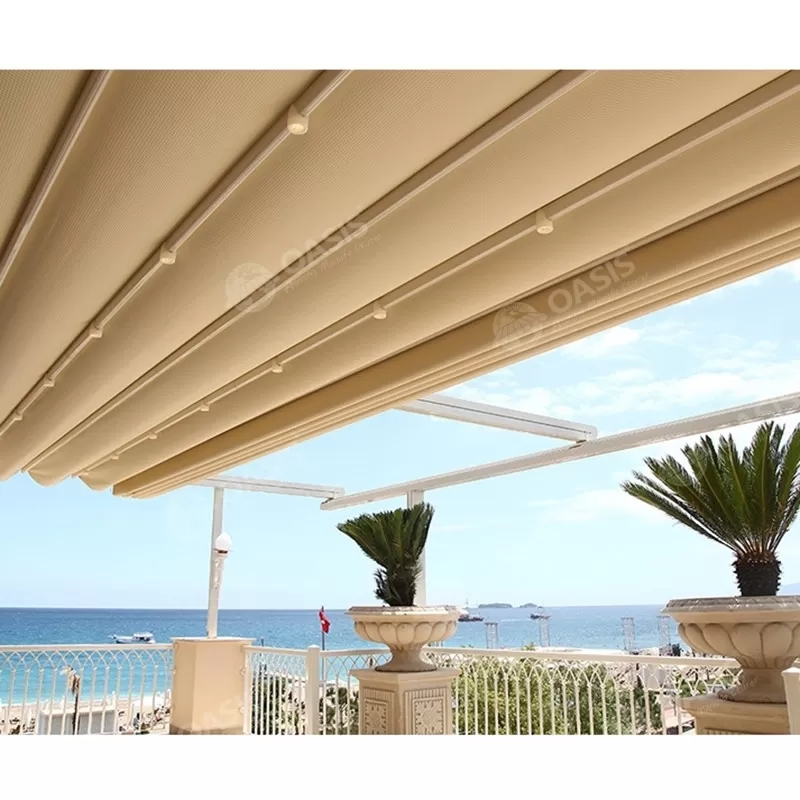 Modern Sleek Aluminum Frame Shade Sail-Durable Material & Professional Design Waterproof Extendable 