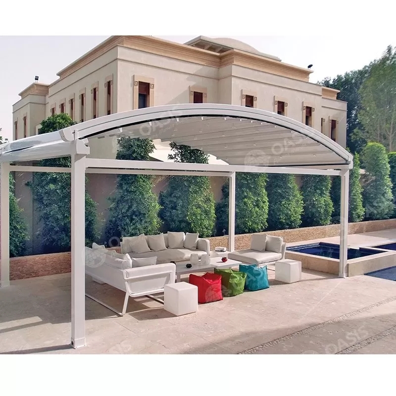 Modern Sleek Aluminum Frame Shade Sail-Durable Material & Professional Design Waterproof Extendable 