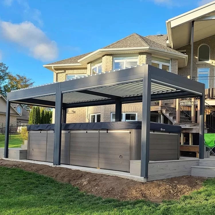 Best Prices New Light Duty Type Aluminium Louver Blade Pergola L001
