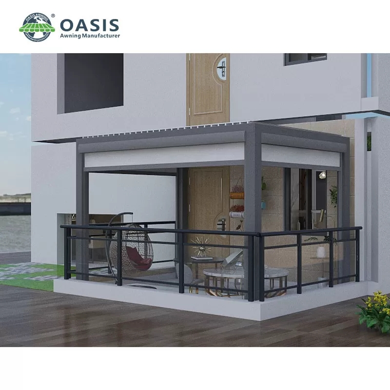 Best Prices New Light Duty Type Aluminium Louver Blade Pergola Louver Roof Pergola Aluminum Rot Proo