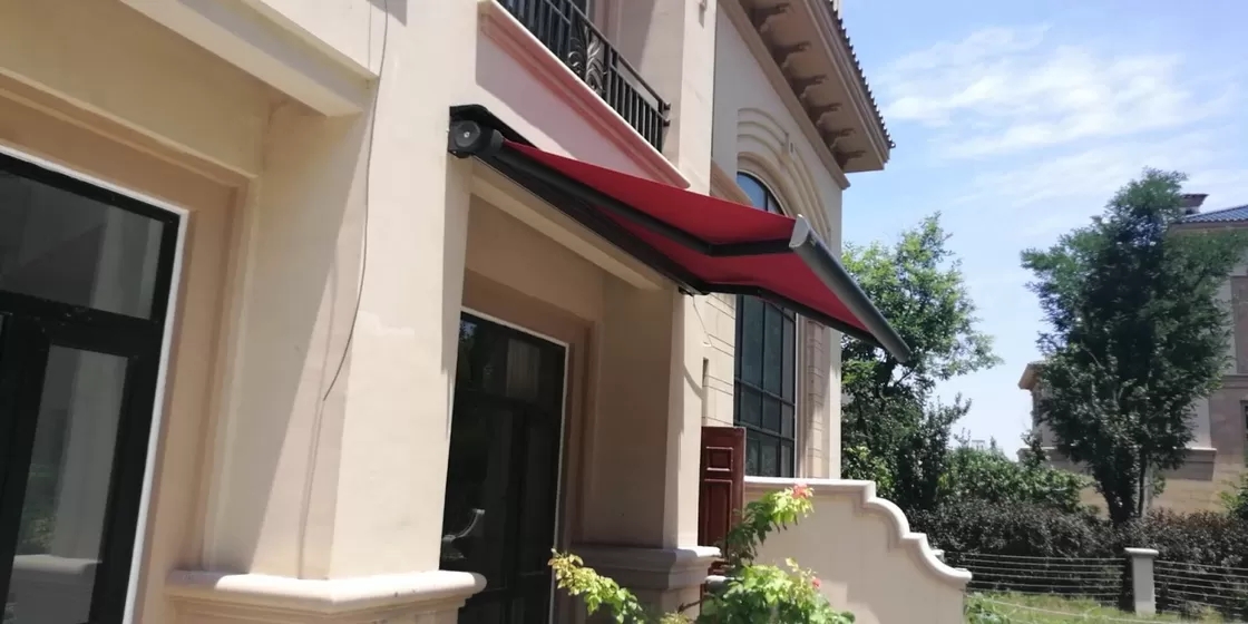 Water Resistant Electric Retractable Awning Window Retractable Shade for houses