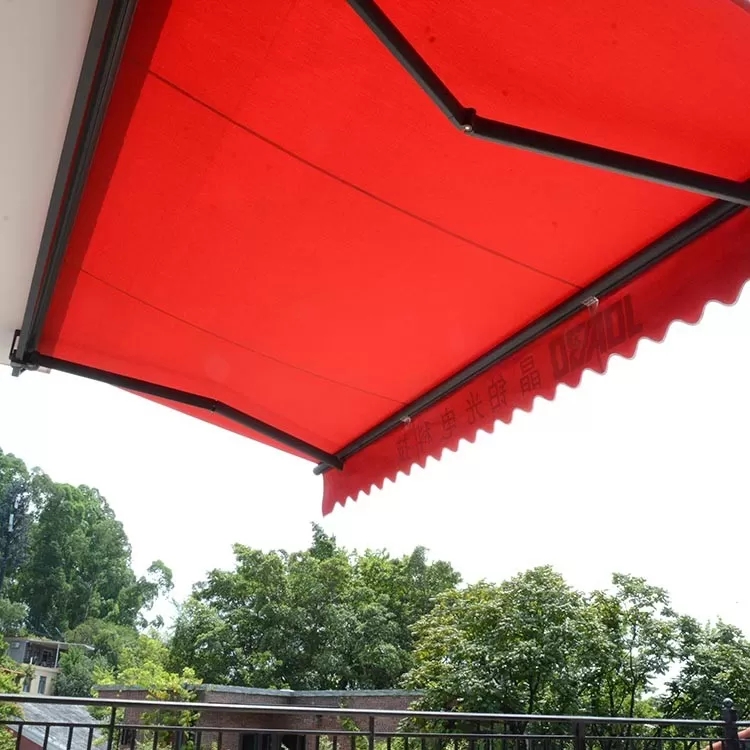 Water Resistant Electric Retractable Awning Window Retractable Shade for houses