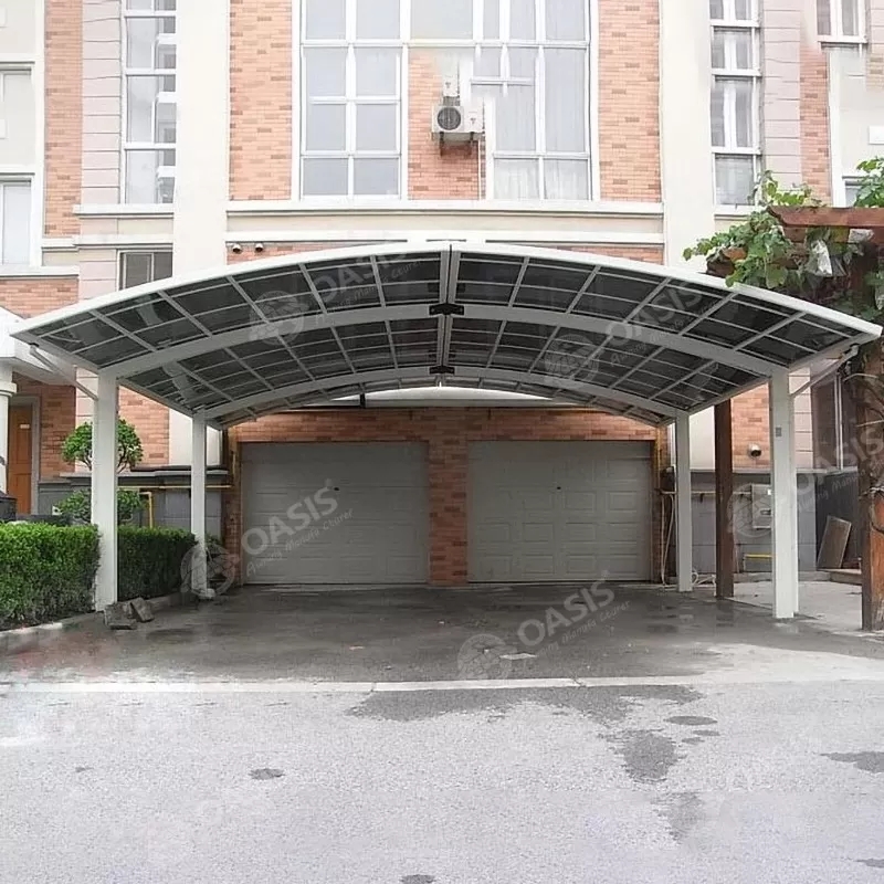 Aluminum Frame Car Sun Shade Carport , Free Standing Aluminum Carport For House
