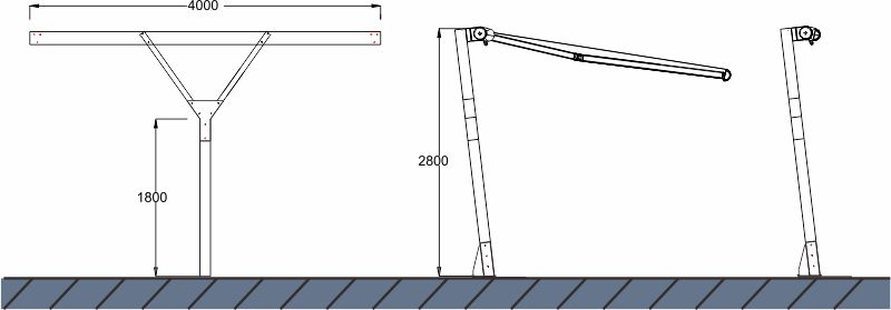 6063 Aluminum Frame Retractable Awning For House Remote Control Anti UV